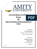 Law of Evidence Project