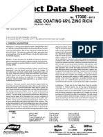 Product Data Sheet: 17008 Brite Galvanize Coating 65% Zinc Rich