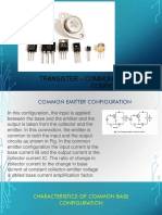 Common Emitter Configuration