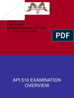 Founded 1995 Local Colleges Teaching API 510 Prep Since 1998 80 - 85-Percent Pass Rate