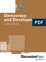 Democracy and Development The Role of The UN PDF