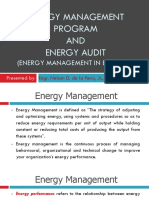 ENERGY MANAGEMENT PROGRAM AUDIT