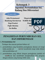 Kelainan Kongenital, Pertumbuhan Sel, Respon Radang Dan Diferensiasi