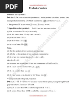 04 01 Product of Vectors1 PDF