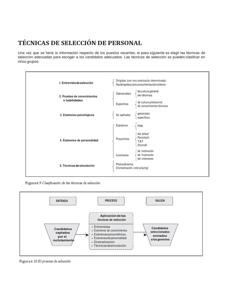 Técnicas de Selección de personal - Chiavenato | Inteligencia | Psicología