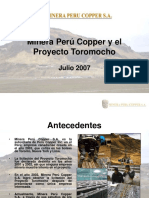 Perú Copper - Presentación Autoridades (2007-07-03).ppt