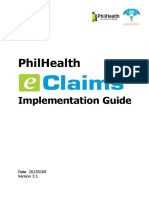 PhilHealth Electronic Claims Implementation Guide v3.1 20130122 PDF