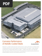 Corrosion Performance of Metallic Coated Steels