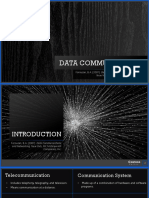 Data Communications: Forouzan, B.A. (2007) - Data Communications and Networking. New York, Ny: Mcgraw-Hill Companies, Inc
