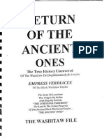 The Return of Ancient Ones Empress Verdiacee Tiari Washitaw Turner Goston El Bey PDF