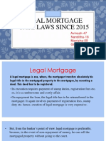 Legal Mortgage Case Laws Since 2015: Avinash-47 Nanditha-18 Manisha-09 Girishma-21