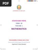 IX STD Maths EM Term III - WWW - Governmentexams.co - in PDF