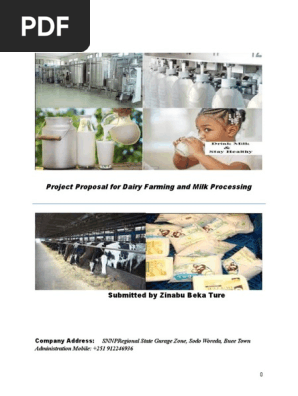 Project Proposal on Dairy Farm