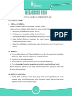 Guideline Lomba Medjonson 2016