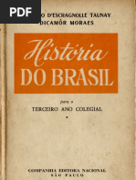 história do brasil 3° ano colegial- alfredo d'escragnolle taunay