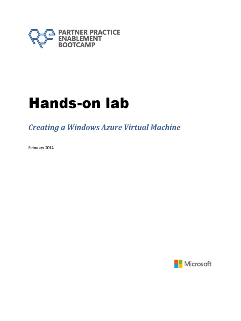 Hands-On Lab: Creating A Windows Azure Virtual Machine | PDF ...