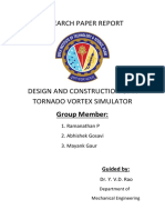 Design and Simulation of Tornado Generator