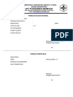 Formulir Rujukan Internal