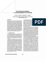 The Sizing Rules Method For Analog Integrated Circuit Design - Computer Aided Design, 2001. ICCAD 2001. IEEE - ACM International Conference On