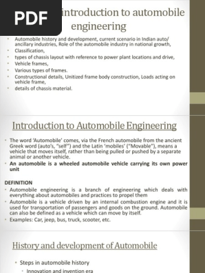 Module 1 1 Intrdn To Auto Car Transmission Mechanics