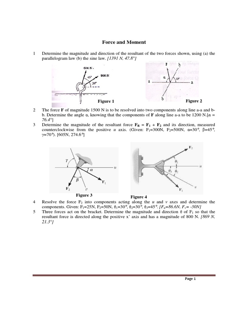 Resolving Forces into Components | PDF
