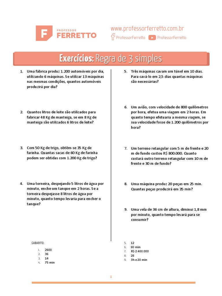 26 Regra de Três Simples1