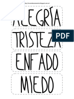 Letrero Emociones La Pandilla PDF