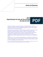 Especificação de Caso de Uso de Negócios