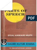 Parts of Speech Made Easy by Afzal Anwar Mufti PDF