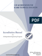 Accreditation Manual: Board of Accreditation For Engineering and Technical Education