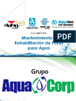 Mantenimiento y Rehabilitación de Pozos para Agua