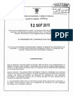 DECRETO 1669 DEL 12 DE SEPTIEMBRE DE 2019 Economía-naranja