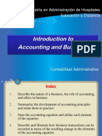 Introduction To Accounting and Business: Maestría en Administración de Hospitales Educación A Distancia