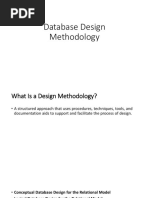 Database Design Methodology