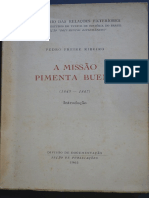 RIBEIRO, Pedro. A Missão Pimenta Bueno