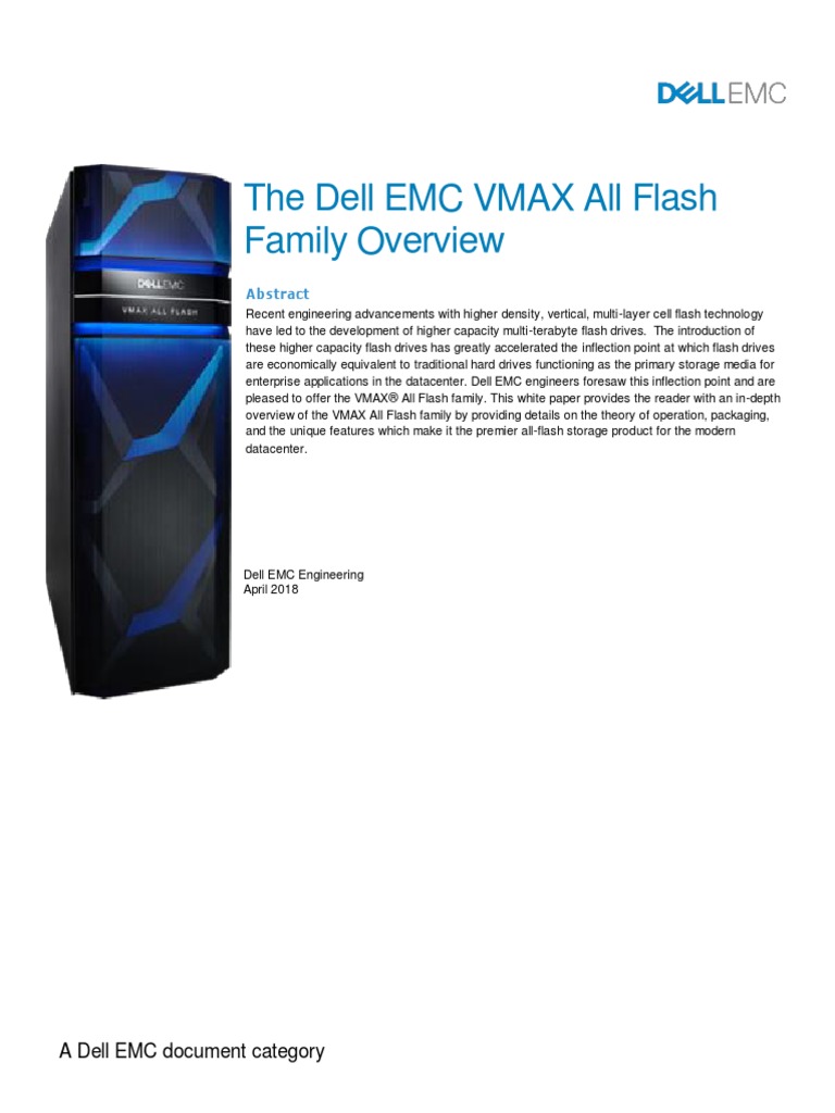 Vmax All Flash Family Flash Memory Multi Core Processor