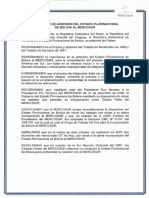 Adhesión Bolivia Mercosur Tratado