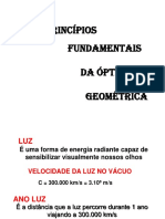 Princípios Fundamentais Da Óptica Geométrica