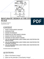 Bioclimatic Design at The Site Planning Scale: By: Donald Watson & Kenneth Labs