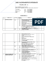 0 Buna Clasa A 2 A Planificare Calendaristica Integrata BUN