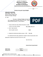 F 016 Notice of Salary Adjustment