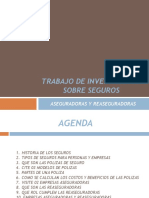 Trabajo de Investigación Sobre Seguros: Aseguradoras Y Reaseguradoras