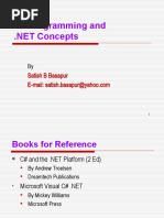 C# Programming And: Satish B Basapur