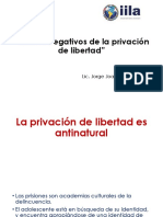 Efectos Negativos de La Privación de La Libertad