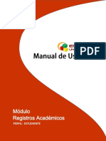 Registros Académicos Módulo: Perfil: Estudiante