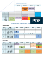 HORARIOS Merly y Styler