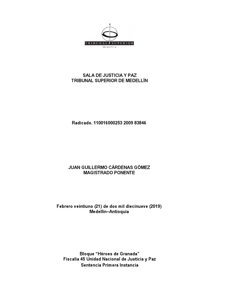 Sentencia | PDF | Colombia | Gobierno