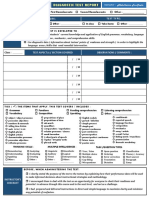 Diagnostic Test Report Form - 2019