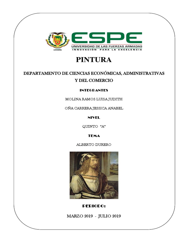 Alberto Durero: Vida y Obras | PDF | Albrecht Dürer | Pinturas, image size:768x1024
