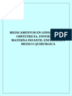 Medicamentos en Ginecología y Obstetricia